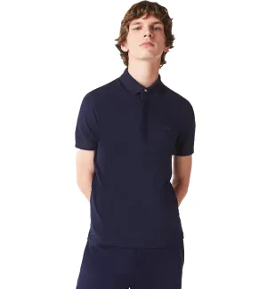 Lacoste Regular Fit Piqu Polo Shirt (Navy)