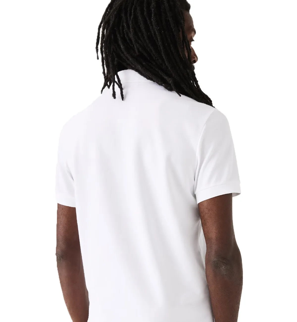 Lacoste Regular Fit Piqu Polo Shirt (White)