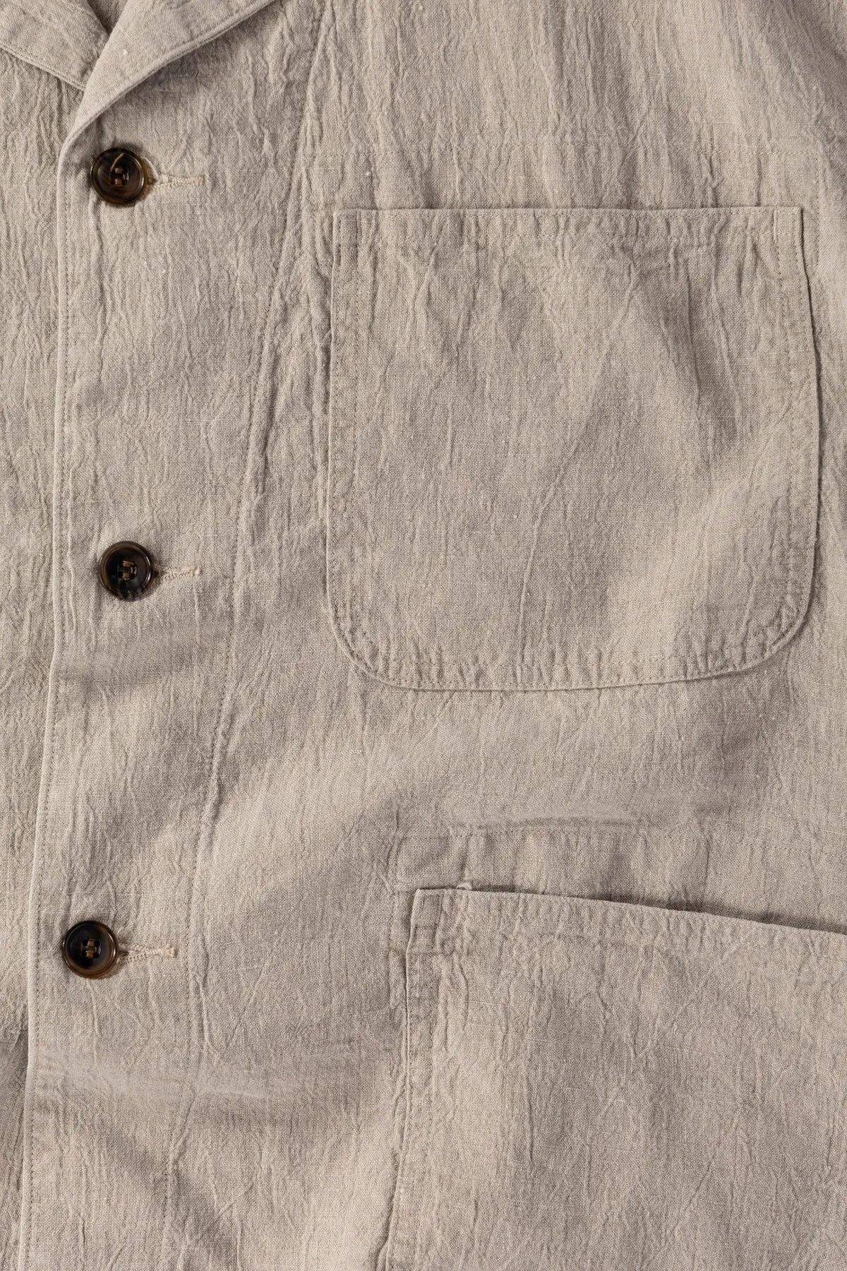 Linen P41 Coverall Jacket - Natural