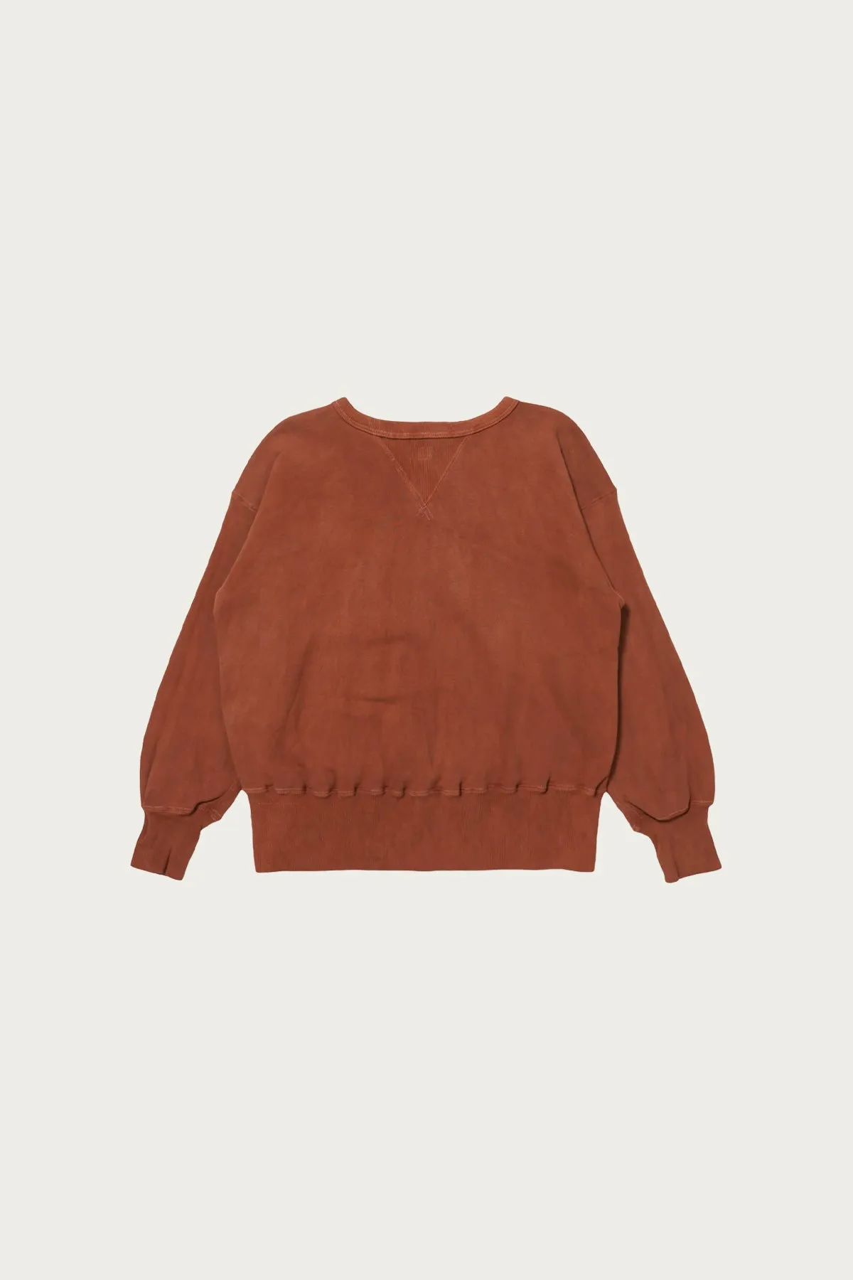 Lot. 603 Sweat Shirt - Techi Tree Dyed Brown