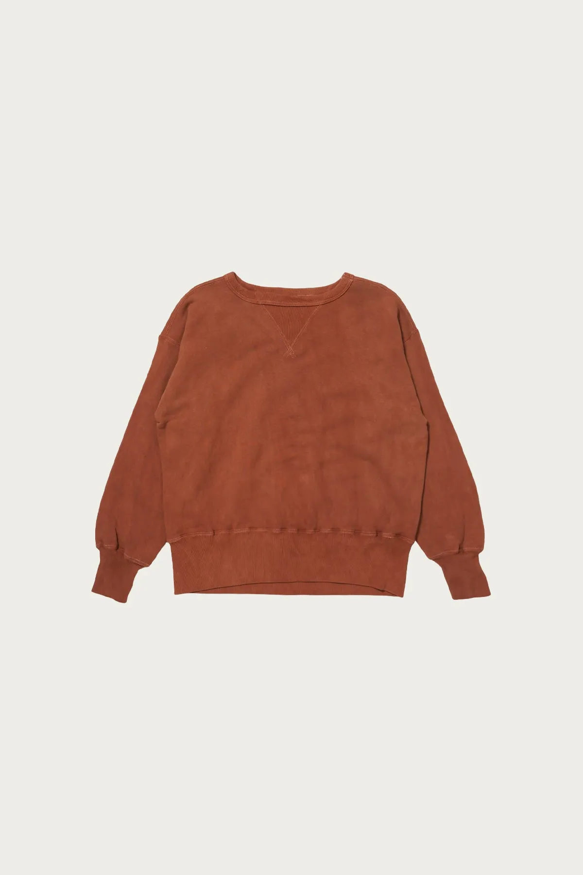 Lot. 603 Sweat Shirt - Techi Tree Dyed Brown