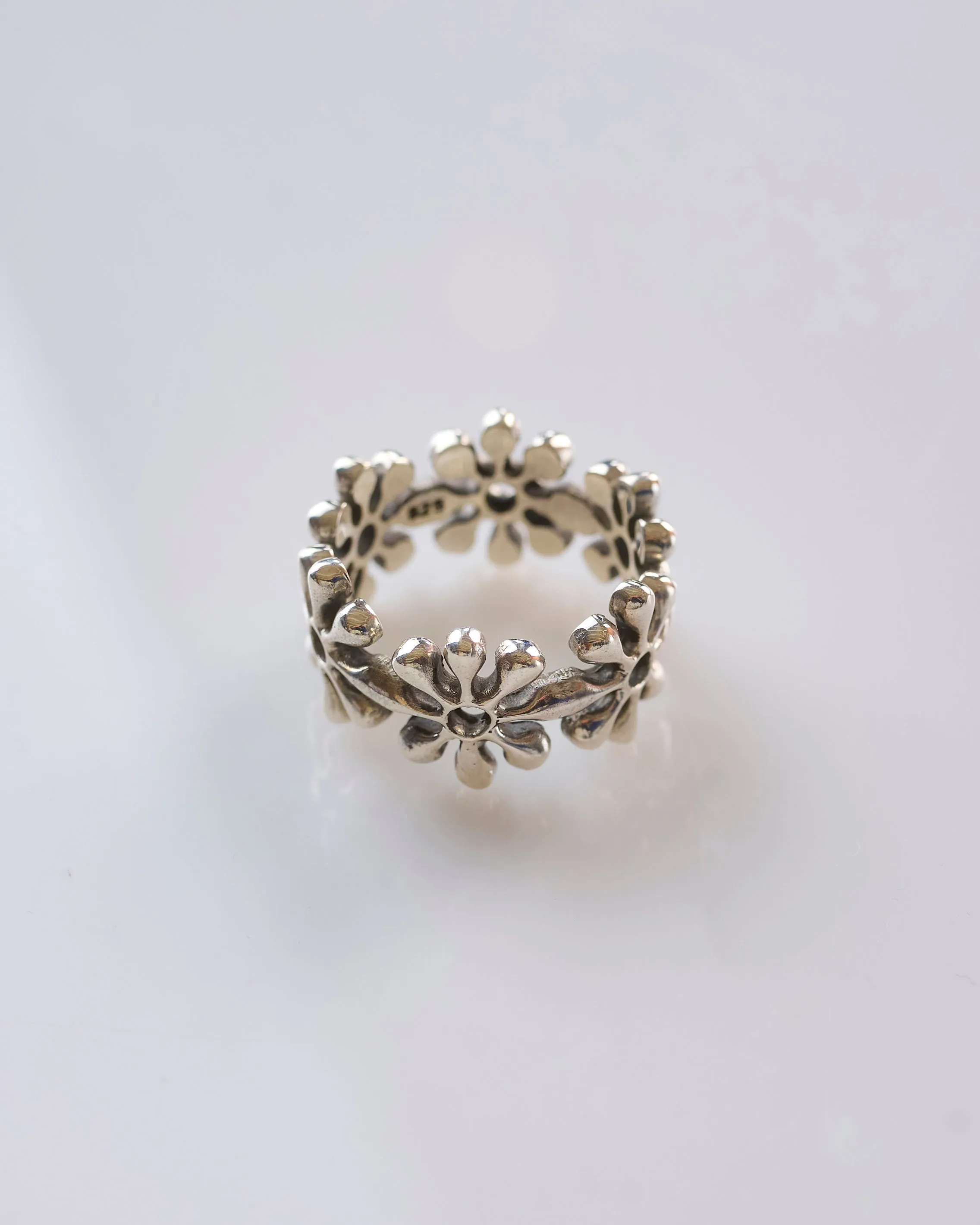 Maple Orbit Ring Silver 925