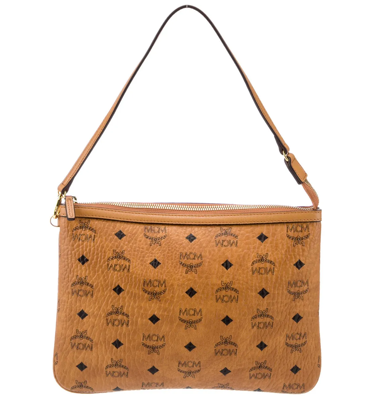 MCM Casual Style Leather Handbags & Shoulder Pouch Set