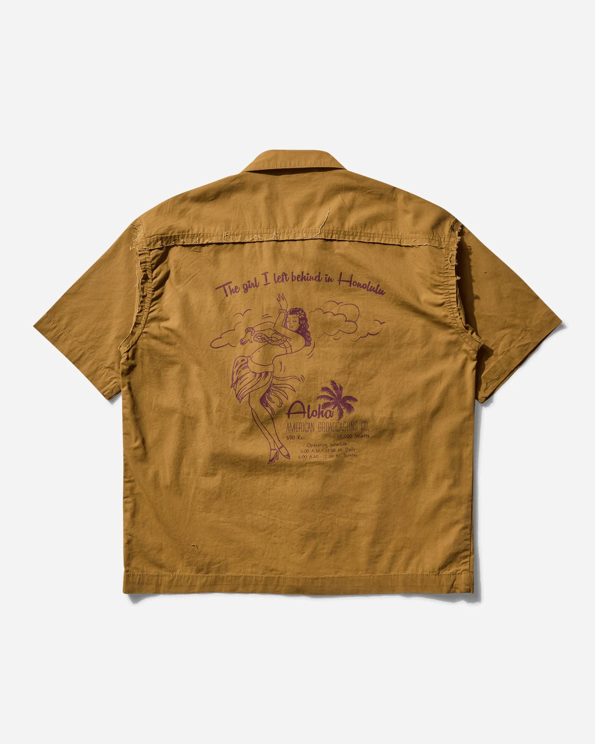 Men's Aloha Safari Shirt Khaki