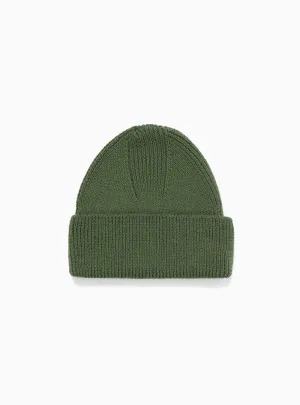 Merino Wool Beanie Olive