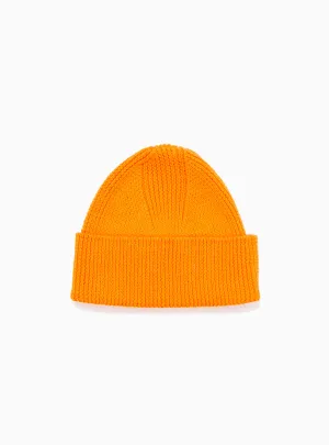 Merino Wool Beanie Orange