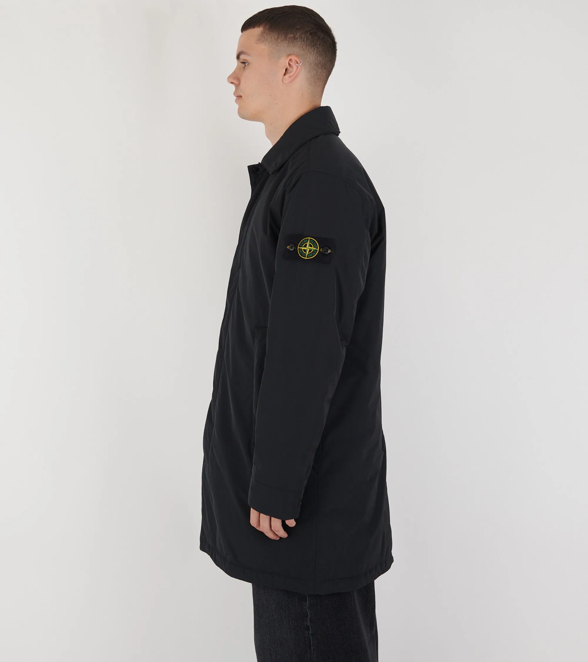 Micro Twill Primaloft Coat Black