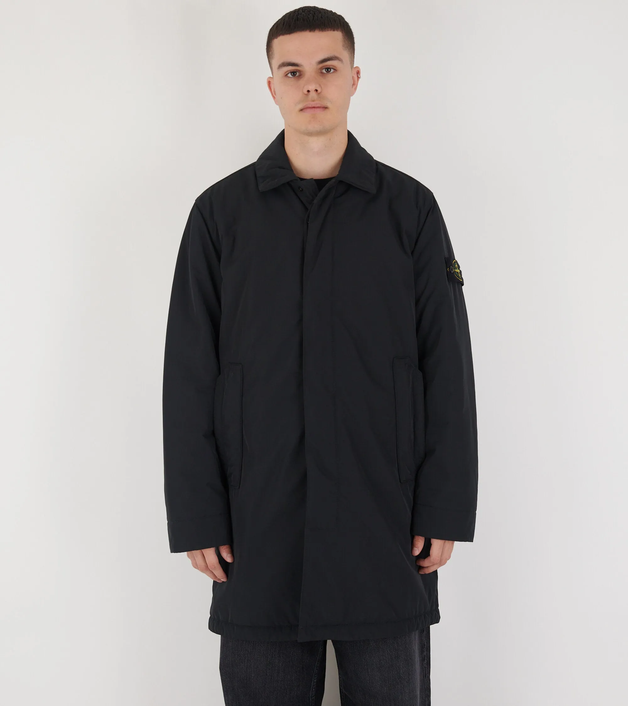 Micro Twill Primaloft Coat Black