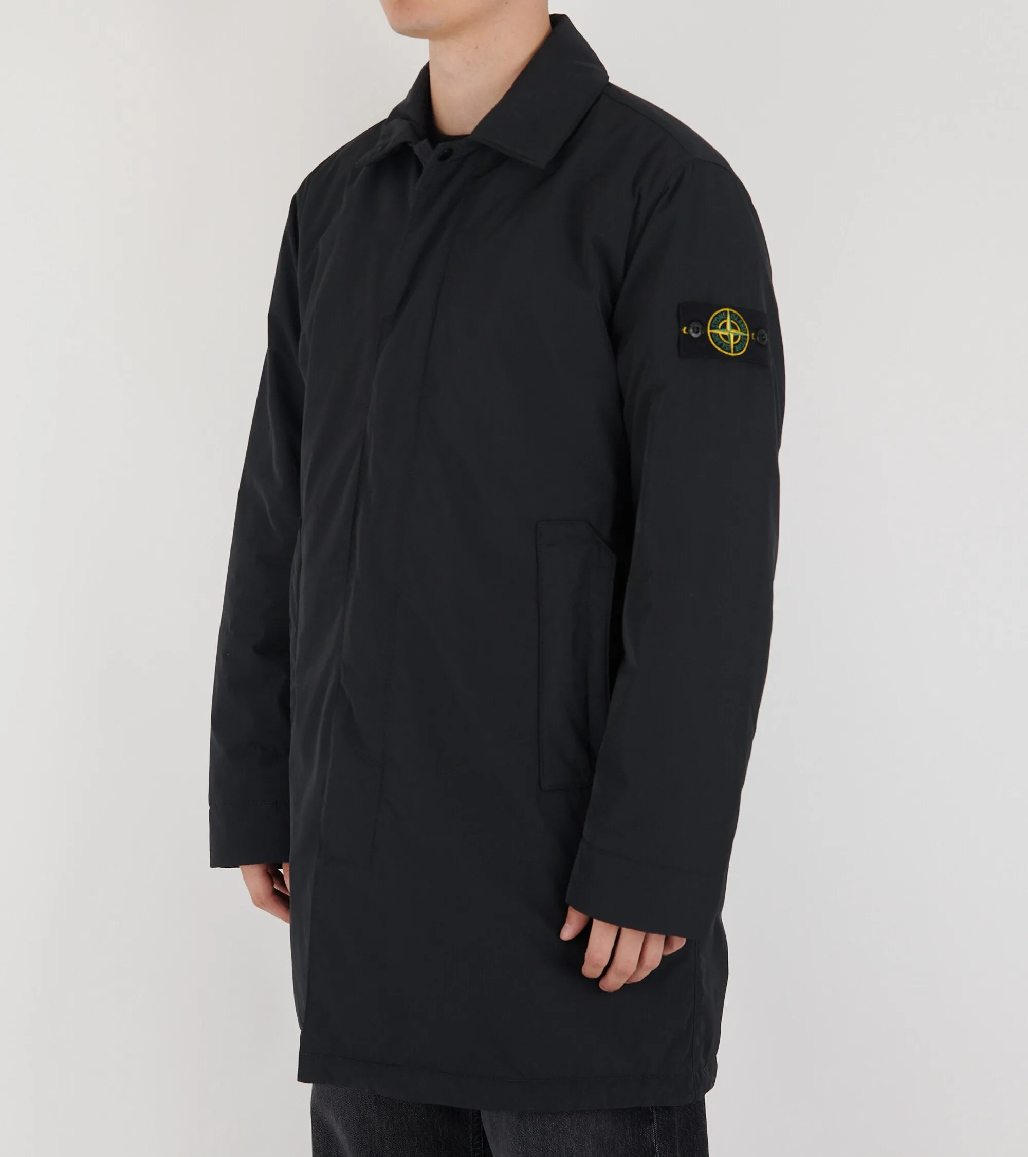 Micro Twill Primaloft Coat Black