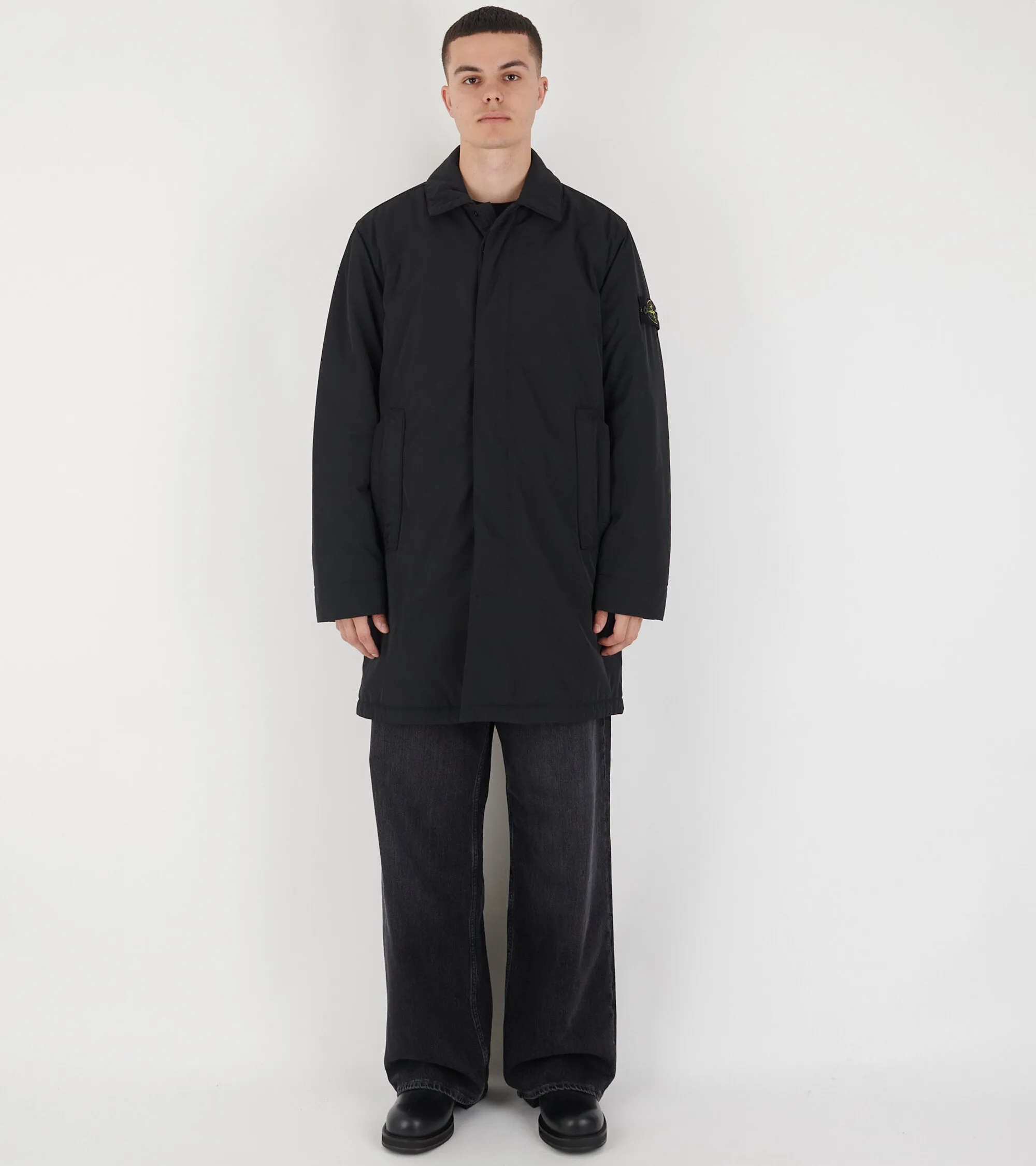 Micro Twill Primaloft Coat Black