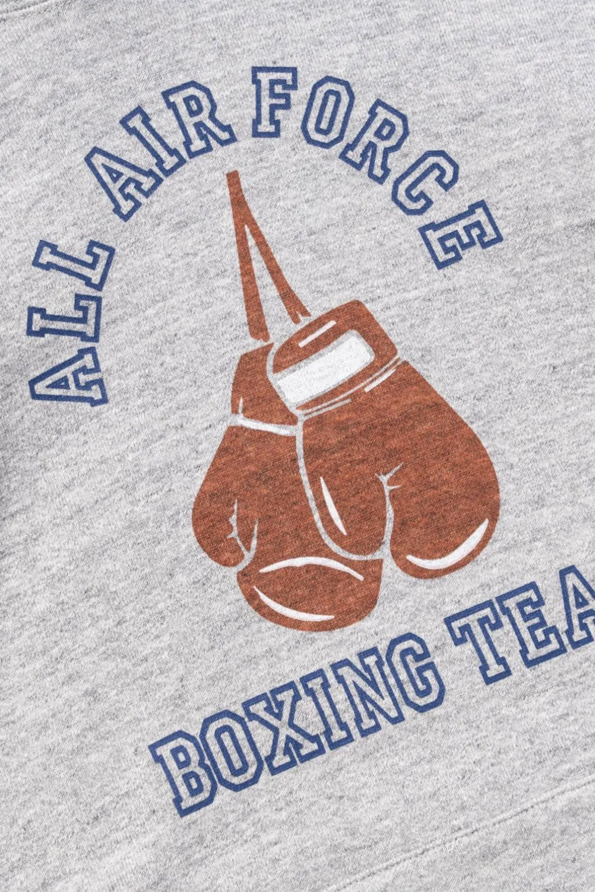 Military Print Hooded Sweatshirt - Air Force Boxing Team
