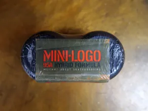 Mini Logo Wheels - Black Hybrid A Cut 2 56mm 95A