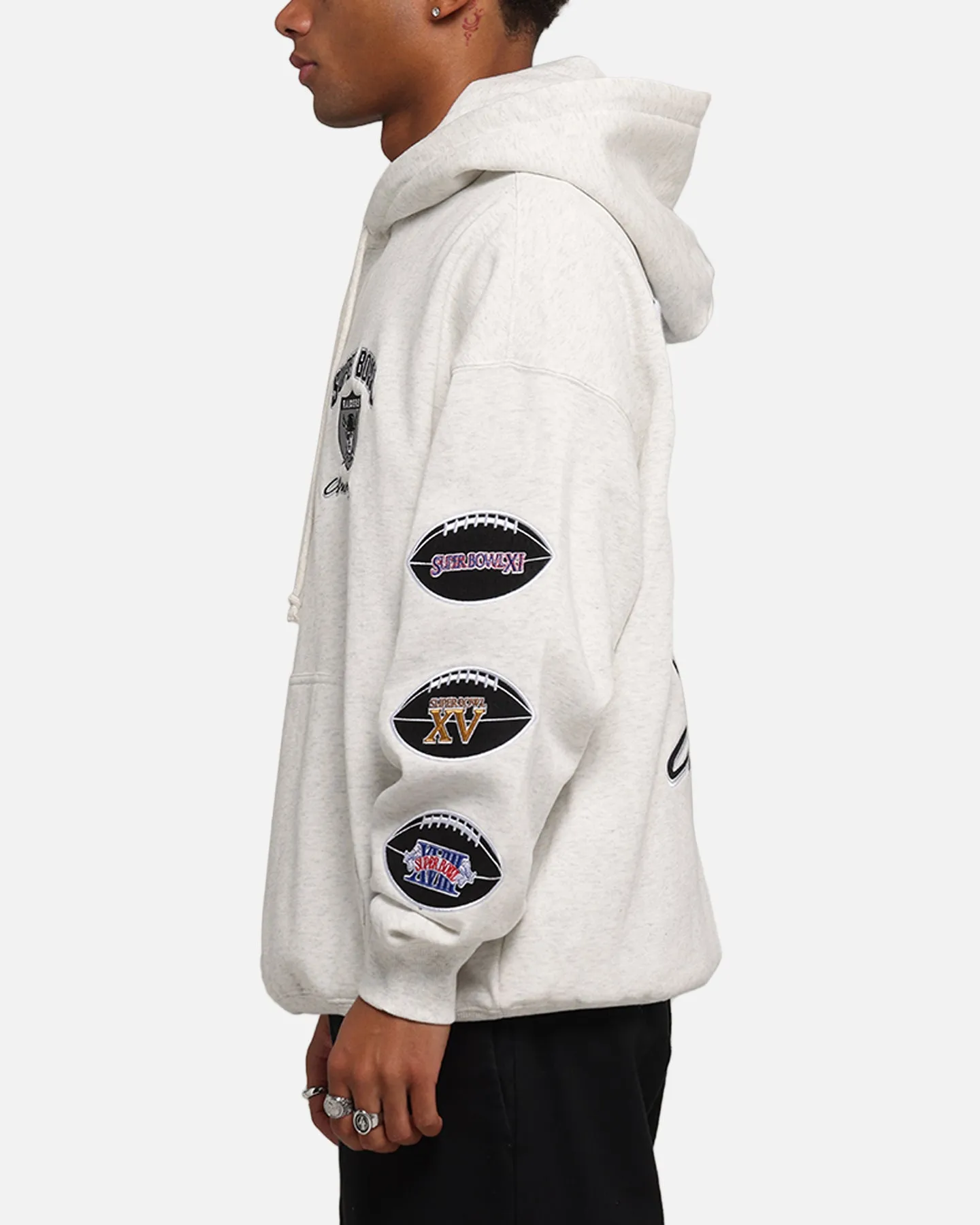 Mitchell & Ness Las Vegas Raiders National Champions Hoodie Silver Marle