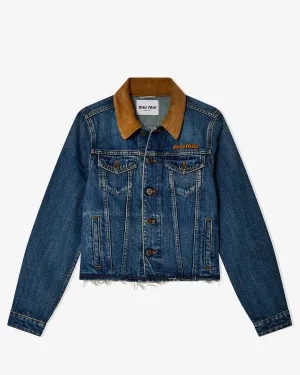 Miu Miu - Women's Blouson Jacket - (Navy)