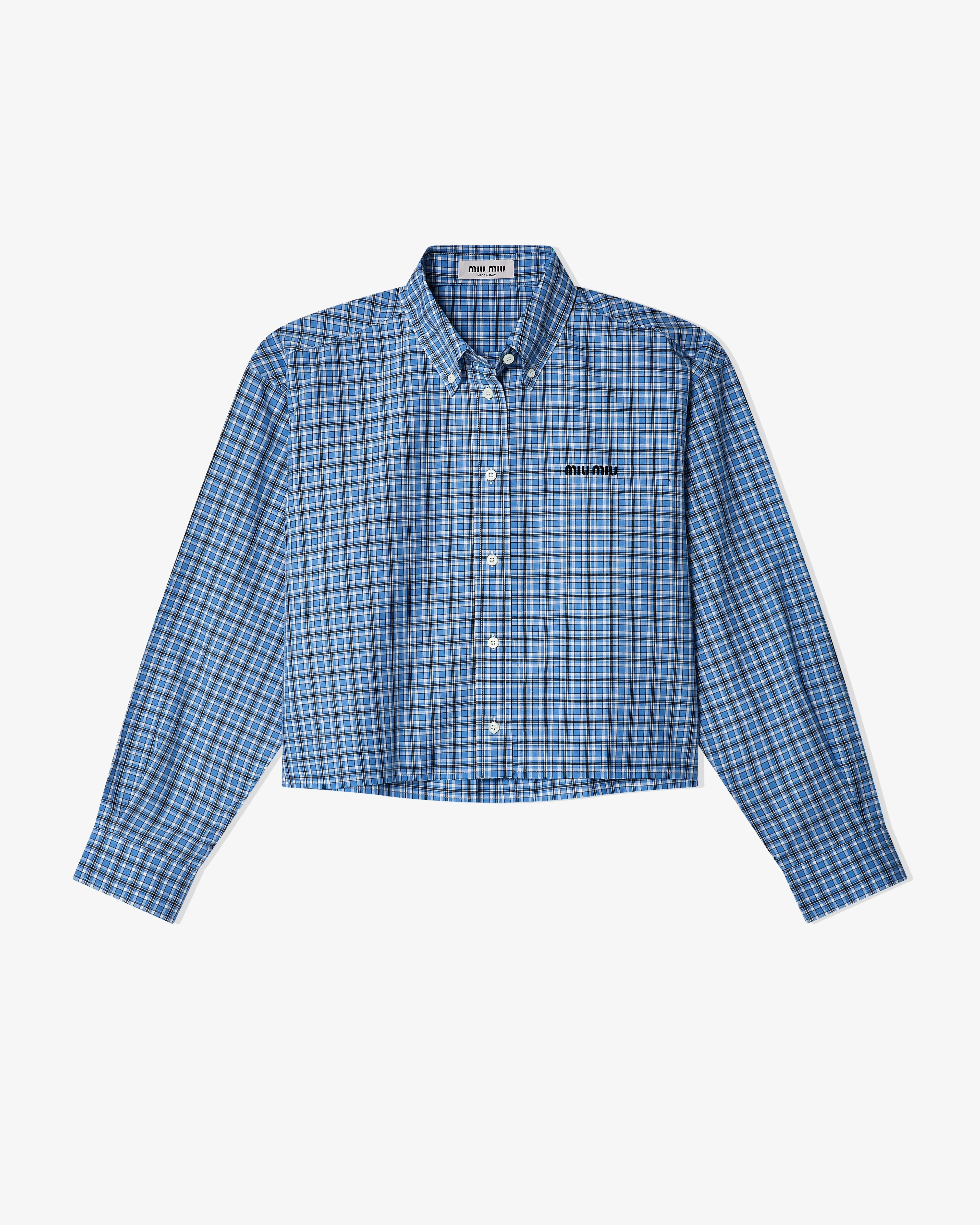 Miu Miu - Women's Poplin Shirt - (Sky Blue)