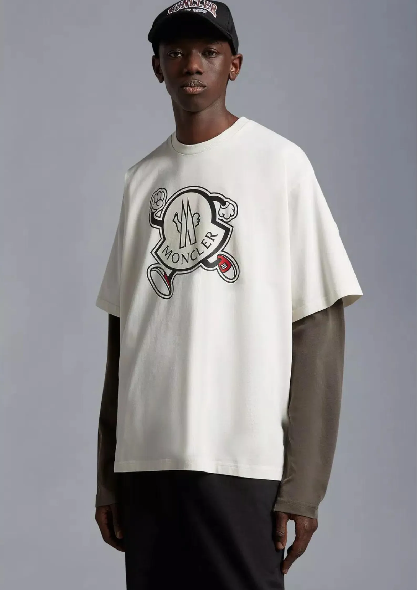 Moncler Logo T-Shirt SS23 (Off White)