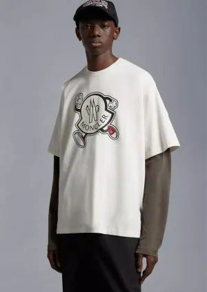 Moncler Logo T-Shirt SS23 (Off White)