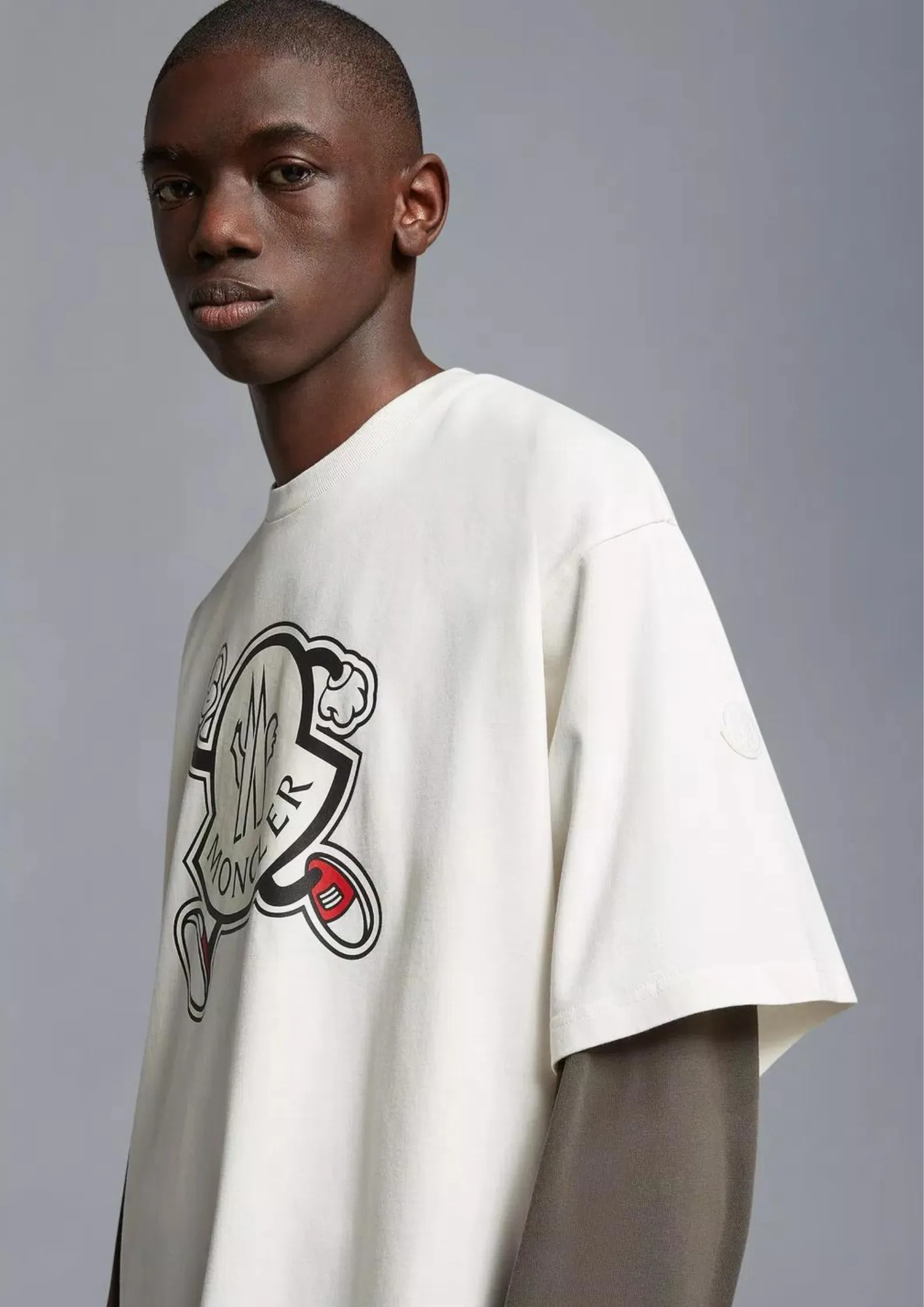 Moncler Logo T-Shirt SS23 (Off White)
