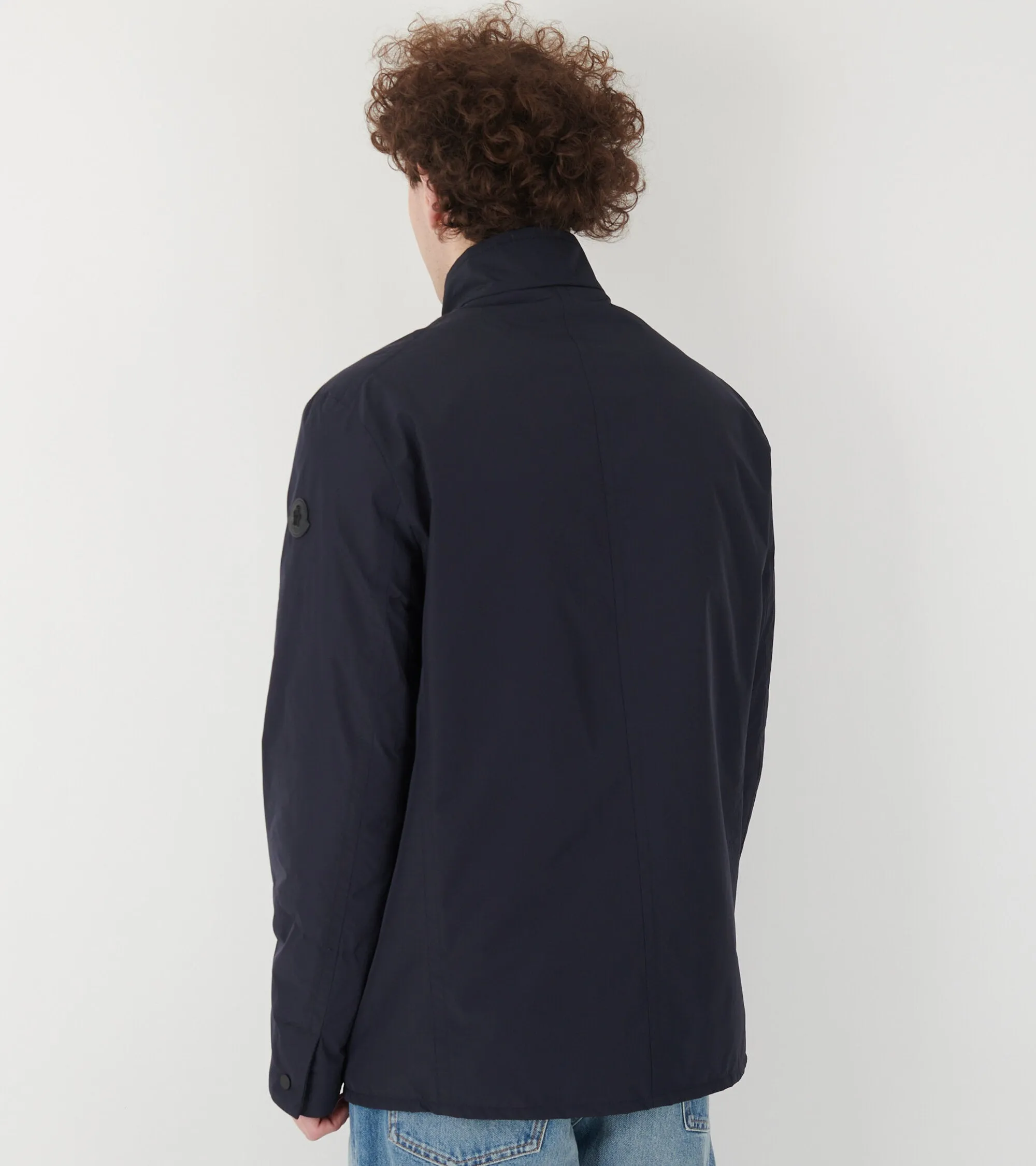 Monges Down Shirt Jacket Navy