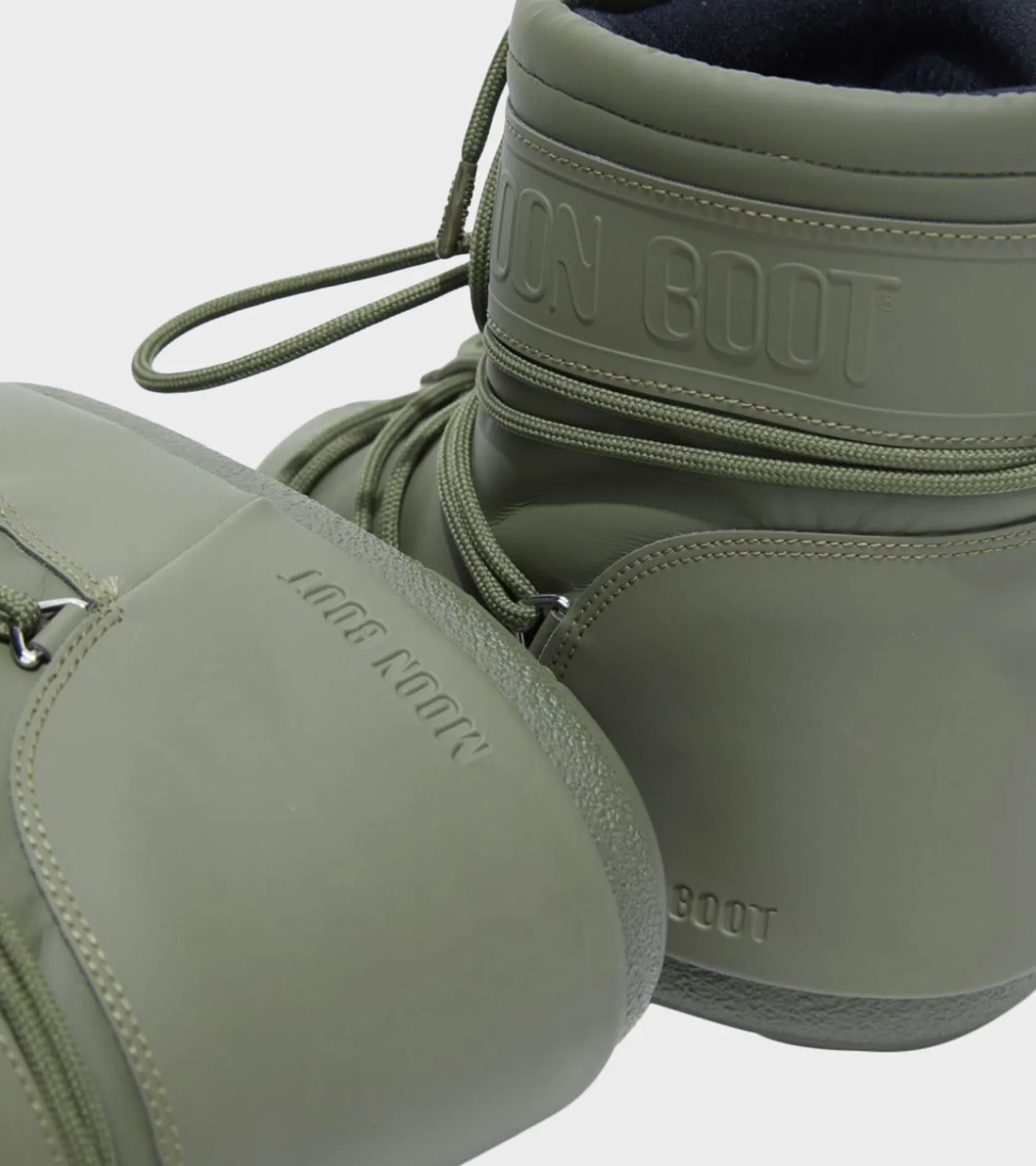 Moon Boot Icon Low Rubber Khaki