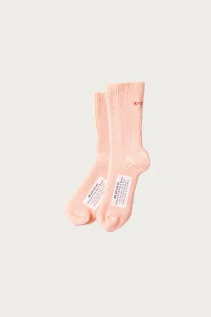 One-Size-Fits-All Ribbed Socks - L. Pink