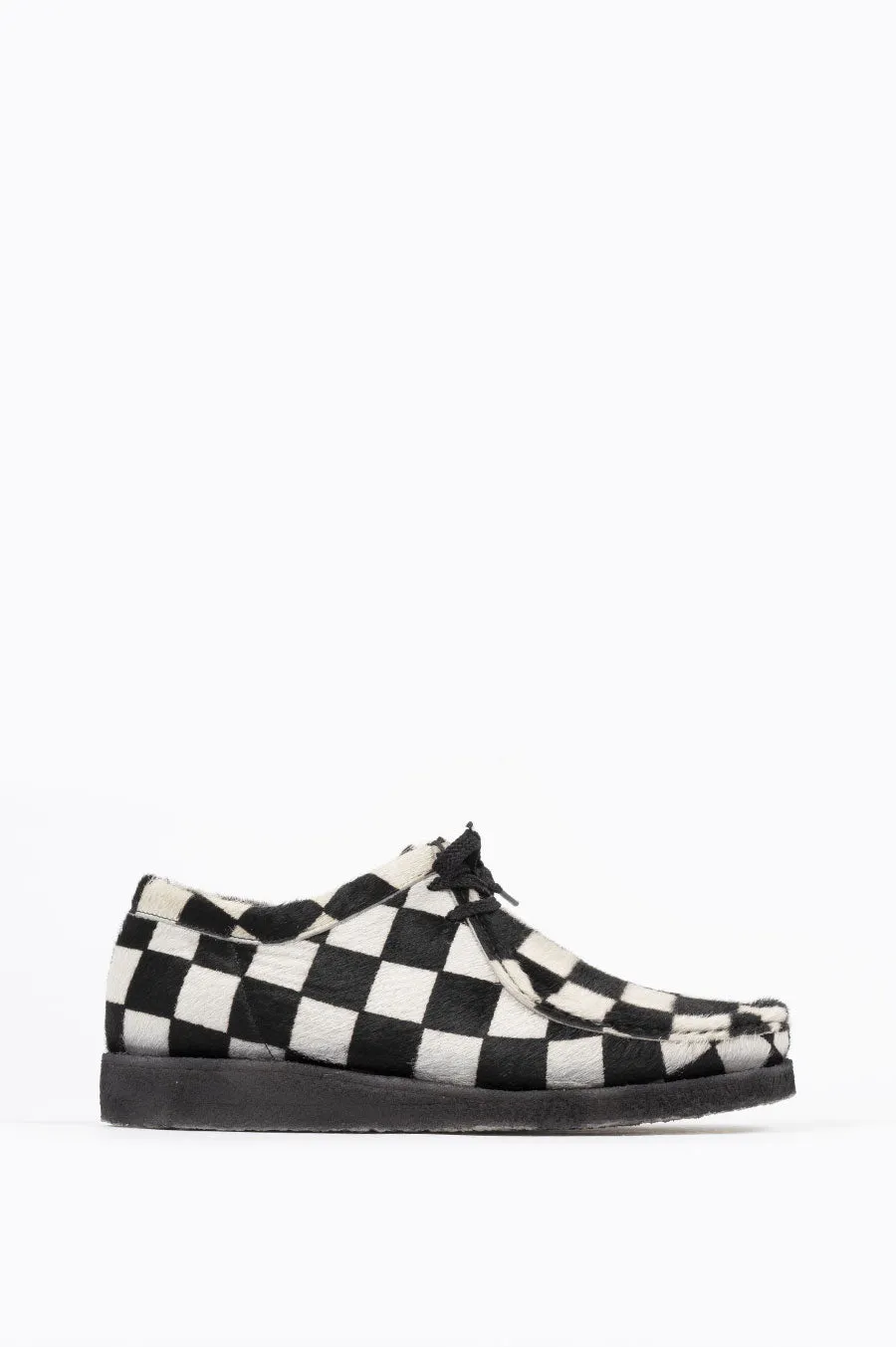 PADMORE & BARNES P204 BLK CREPE BLACK CHECKERBOARD