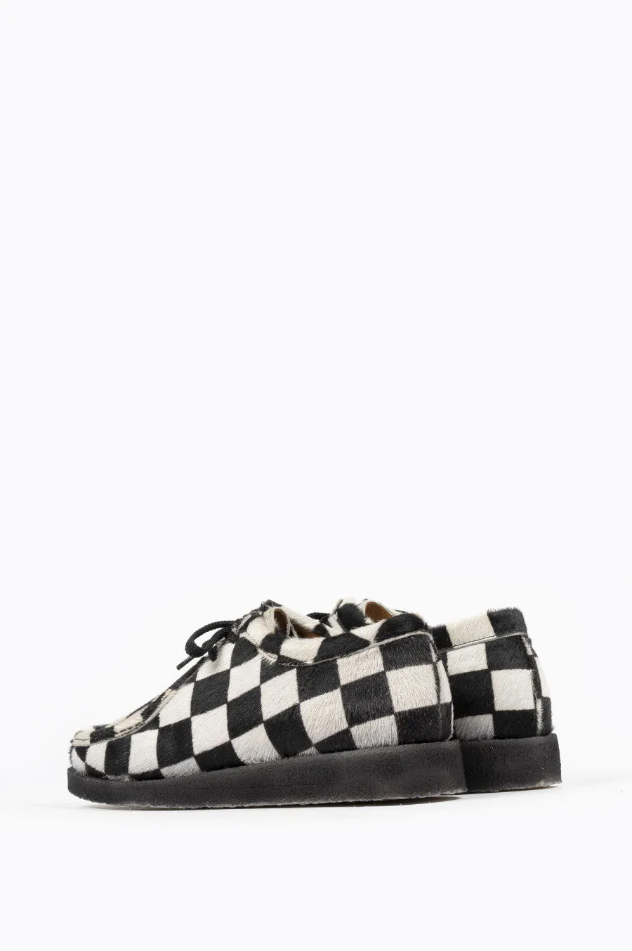 PADMORE & BARNES P204 BLK CREPE BLACK CHECKERBOARD