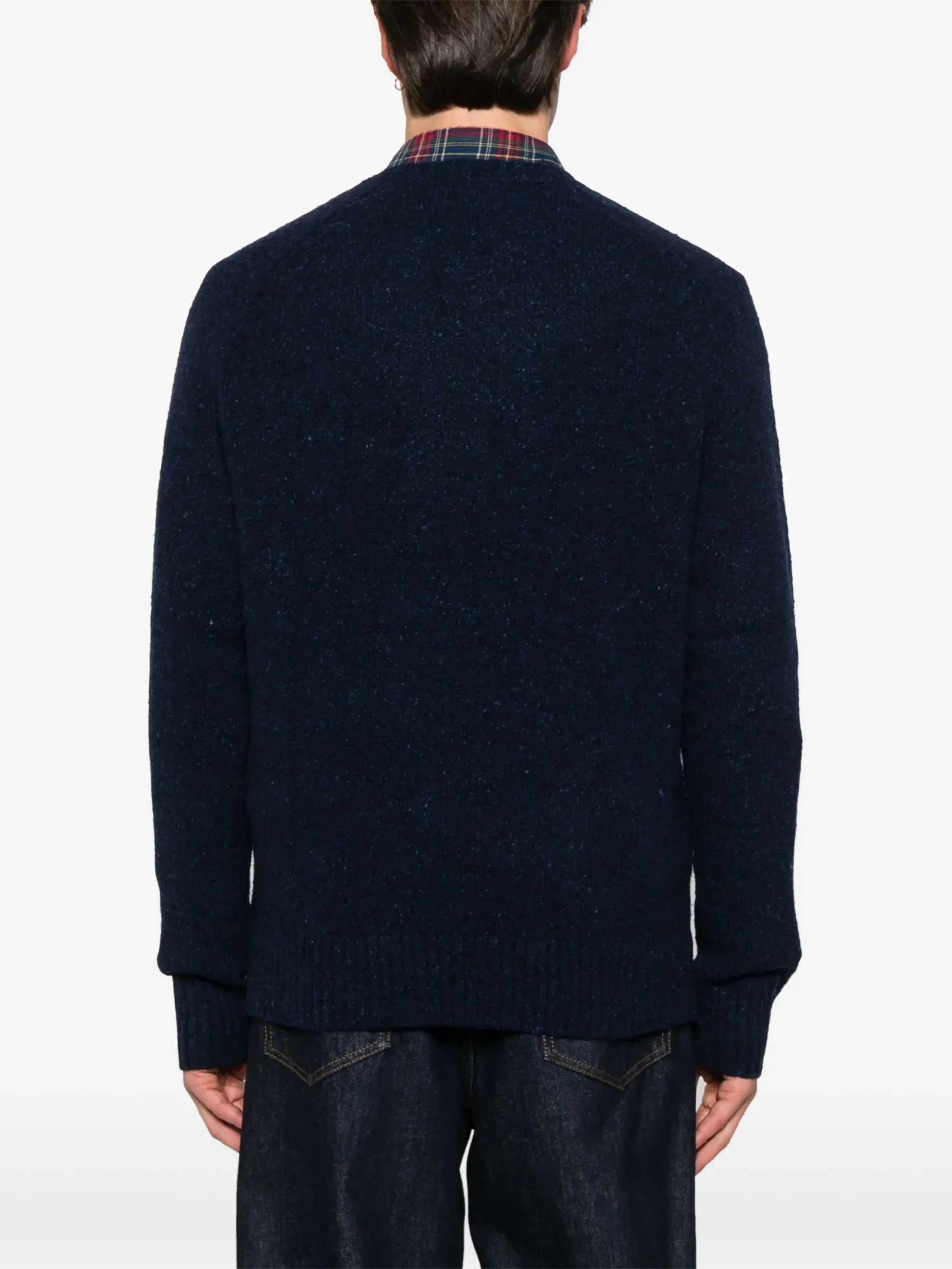 POLO RALPH LAUREN - Men Donegal Wool Blend Long Sleeve Polo