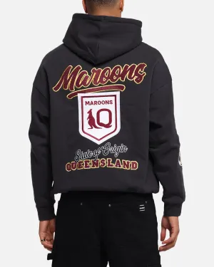Queensland Rugby League Queensland Maroons State Of Origin Hoodie Faded Black