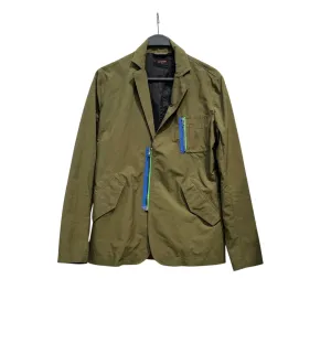 RAF SIMONS/Tailored Jkt/46/Nylon/GRN/HYBRID MA-1 JACKET