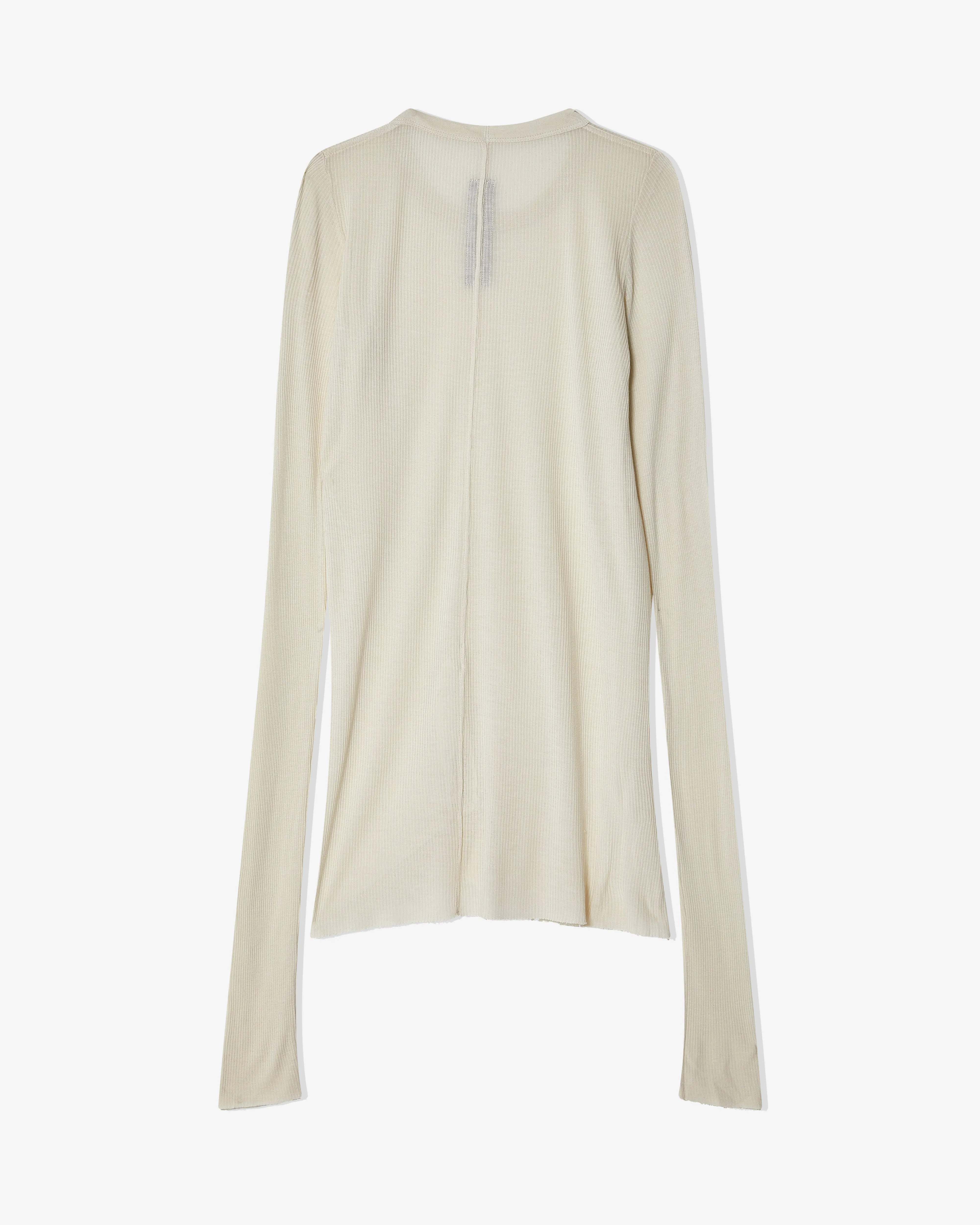Rick Owens - Women's Hollywood Rib Long Sleeve T-Shirt - (Dinge)