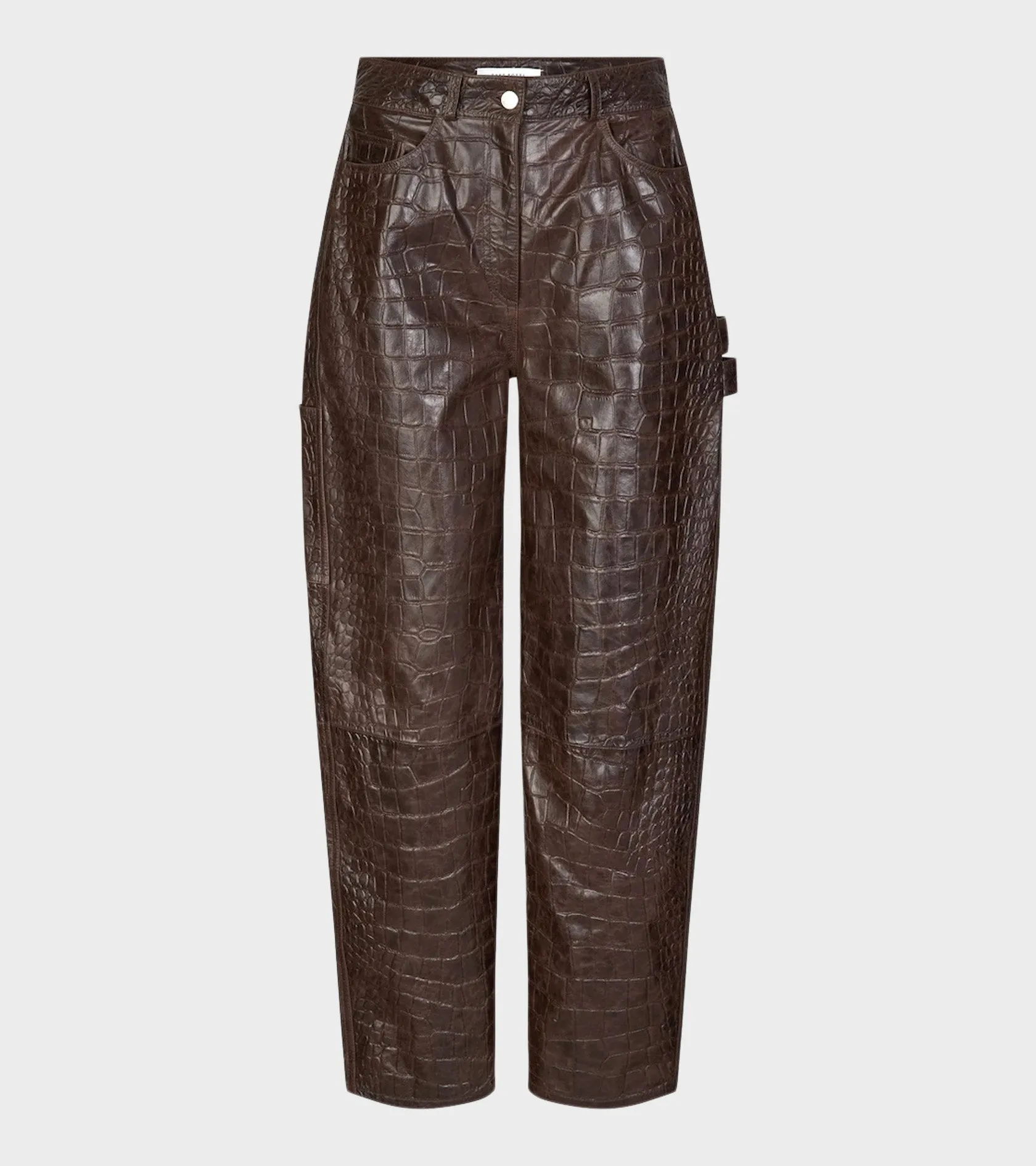 Scarlett Pants Brown Croco