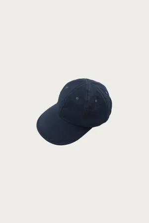 Seersucker Feather Cap - Navy