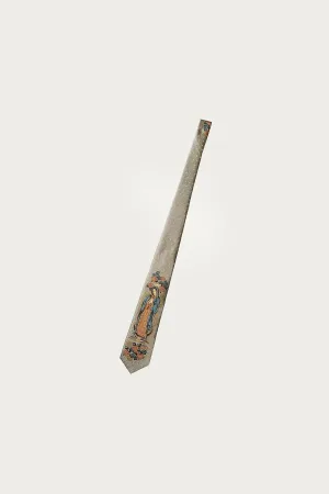 Silk Twill MARIA Tie - Beige