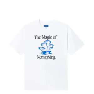 SOCIAL NETWORK T-SHIRT WASHED WHITE