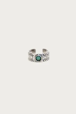 Stamp Ring - Stamp/Turquoise