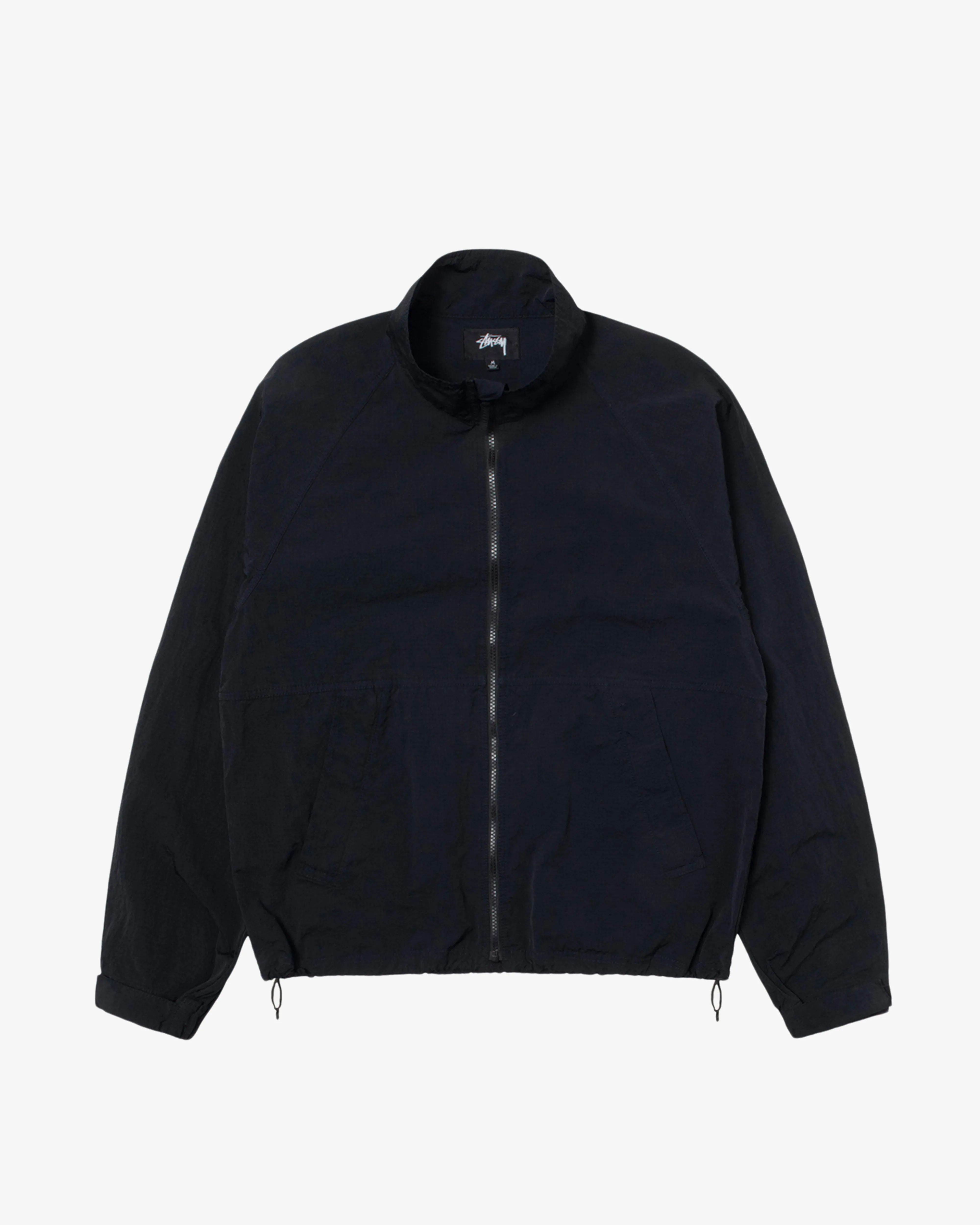 Stssy - Men's Warm Up Jacket - (Black)