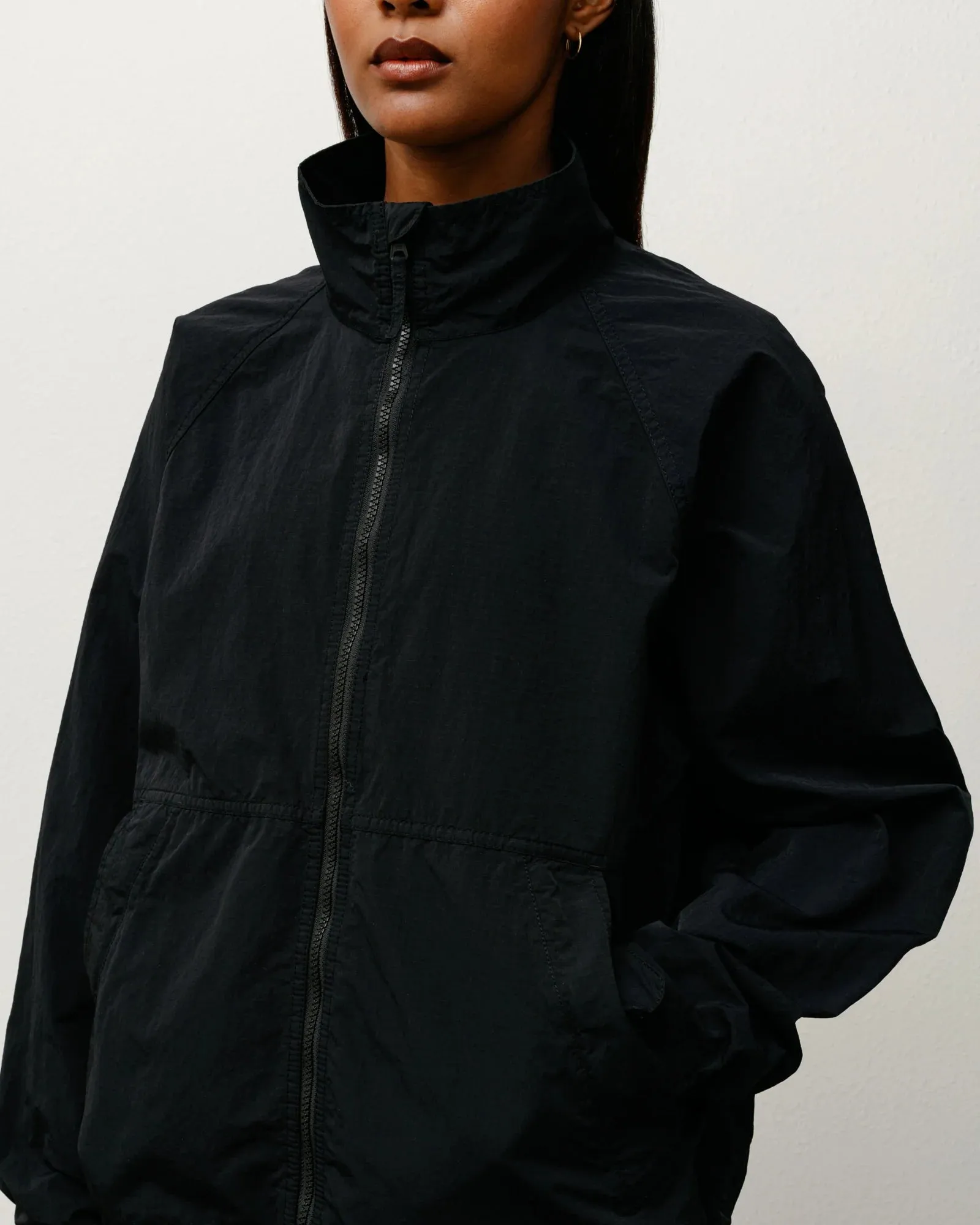 Stssy - Men's Warm Up Jacket - (Black)