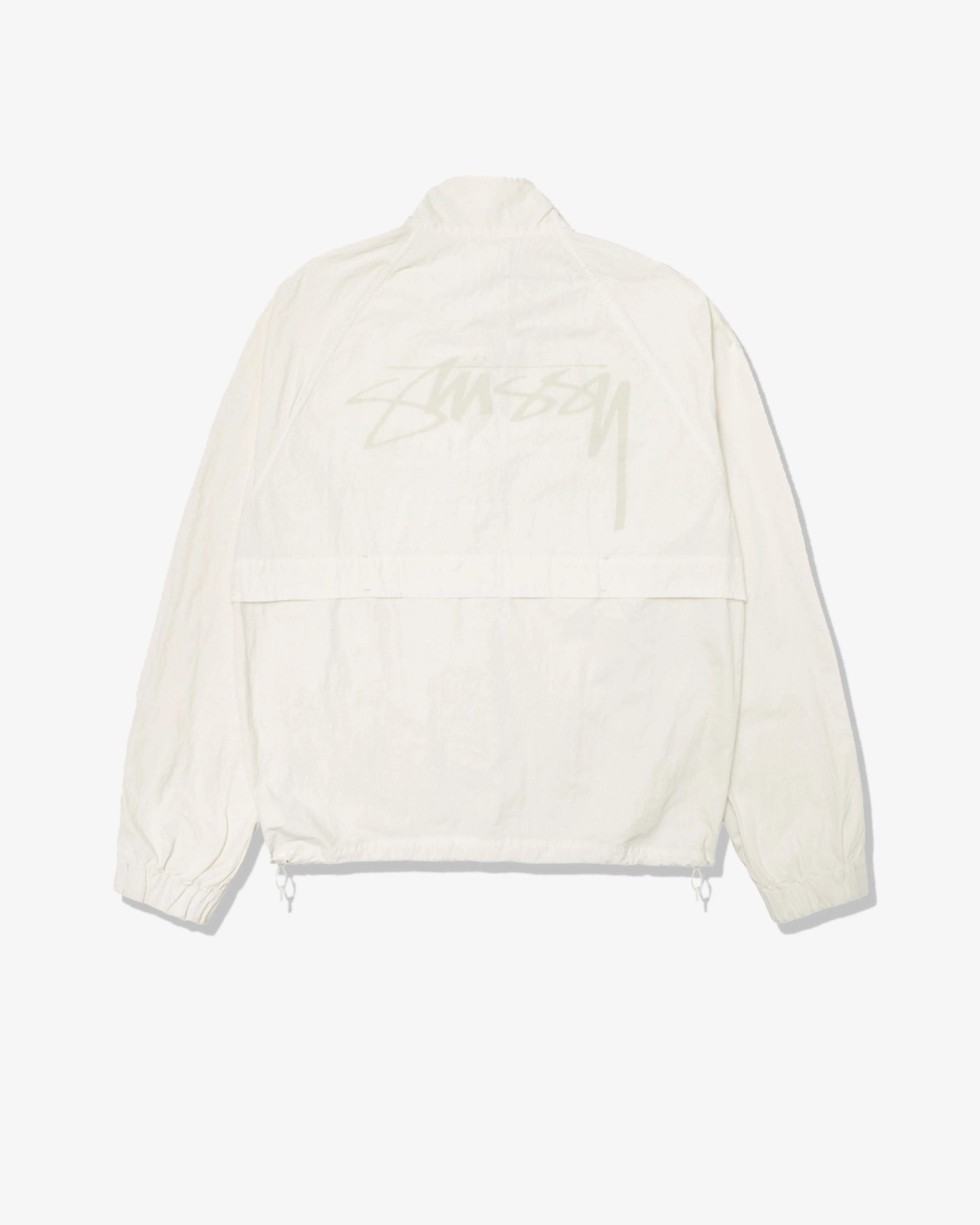 Stssy - Men's Warm Up Jacket - (Bone)