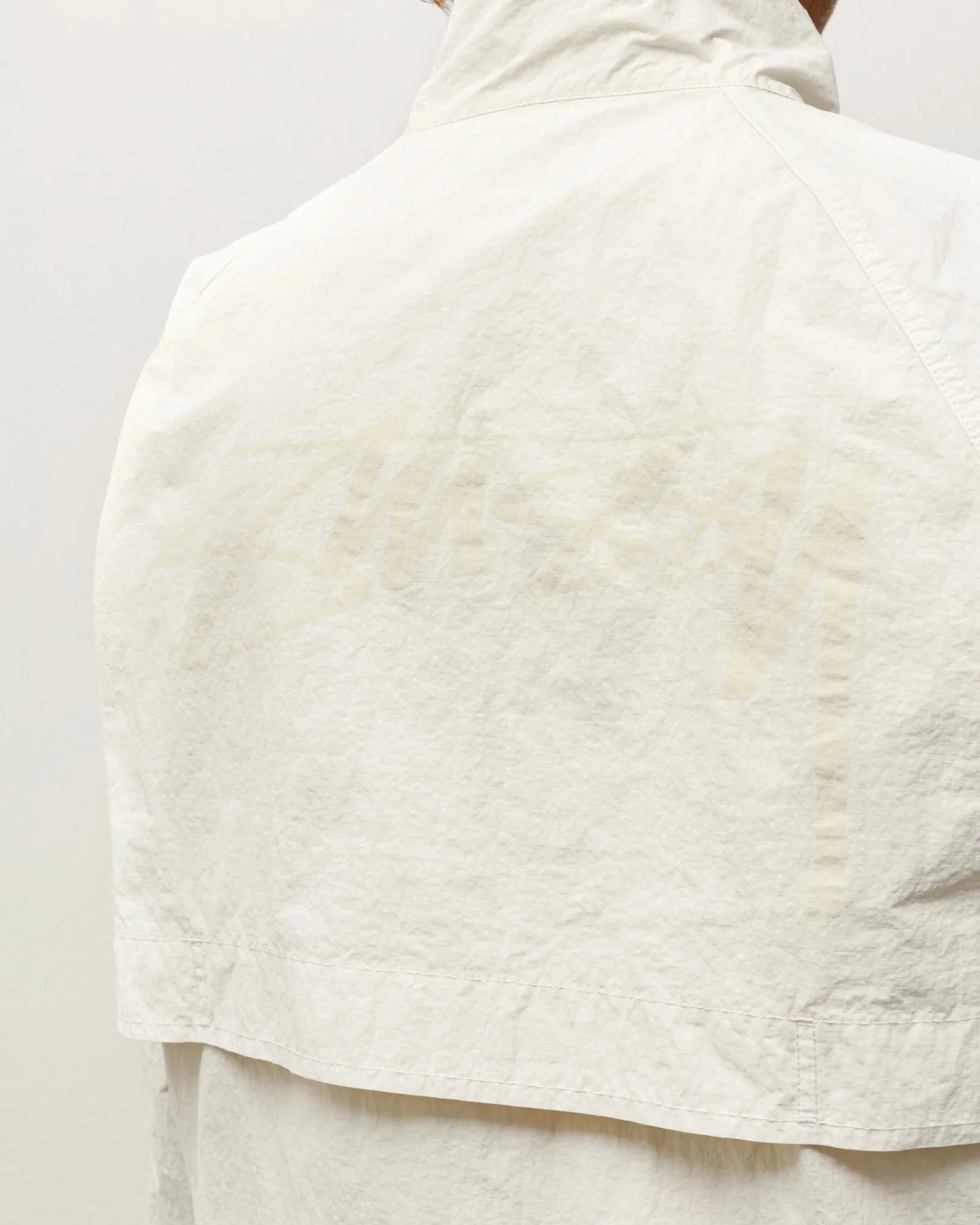 Stssy - Men's Warm Up Jacket - (Bone)