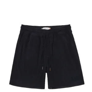 TEXTURED KNIT SHORT BLACK