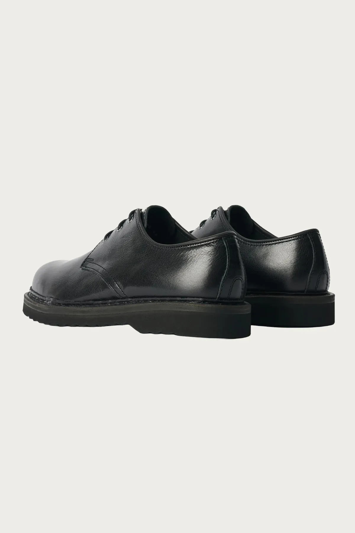 Trampler Shoe - Black Supple Cow Hide