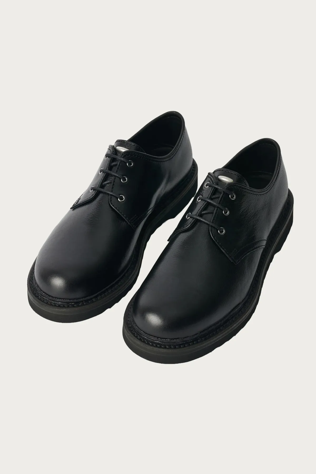Trampler Shoe - Black Supple Cow Hide