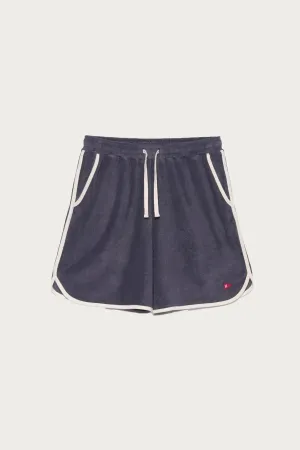 Tri-Blend Pile Half Pants - Grape