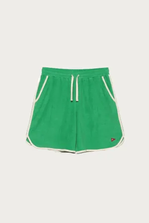 Tri-Blend Pile Half Pants - Green