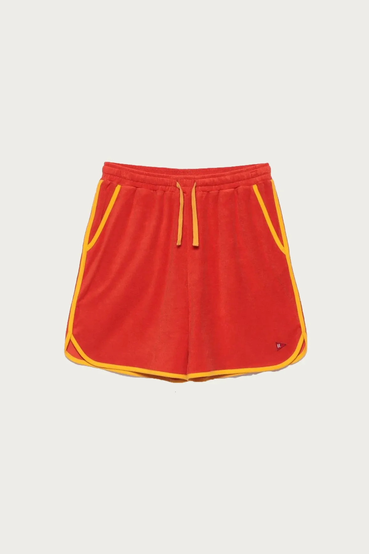 Tri-Blend Pile Half Pants - Orange