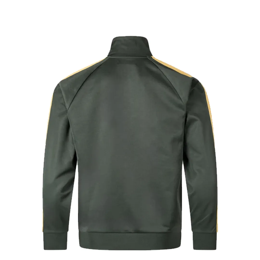 TWO COLOUR TAPE TRACK JACKET COURT GREEN
