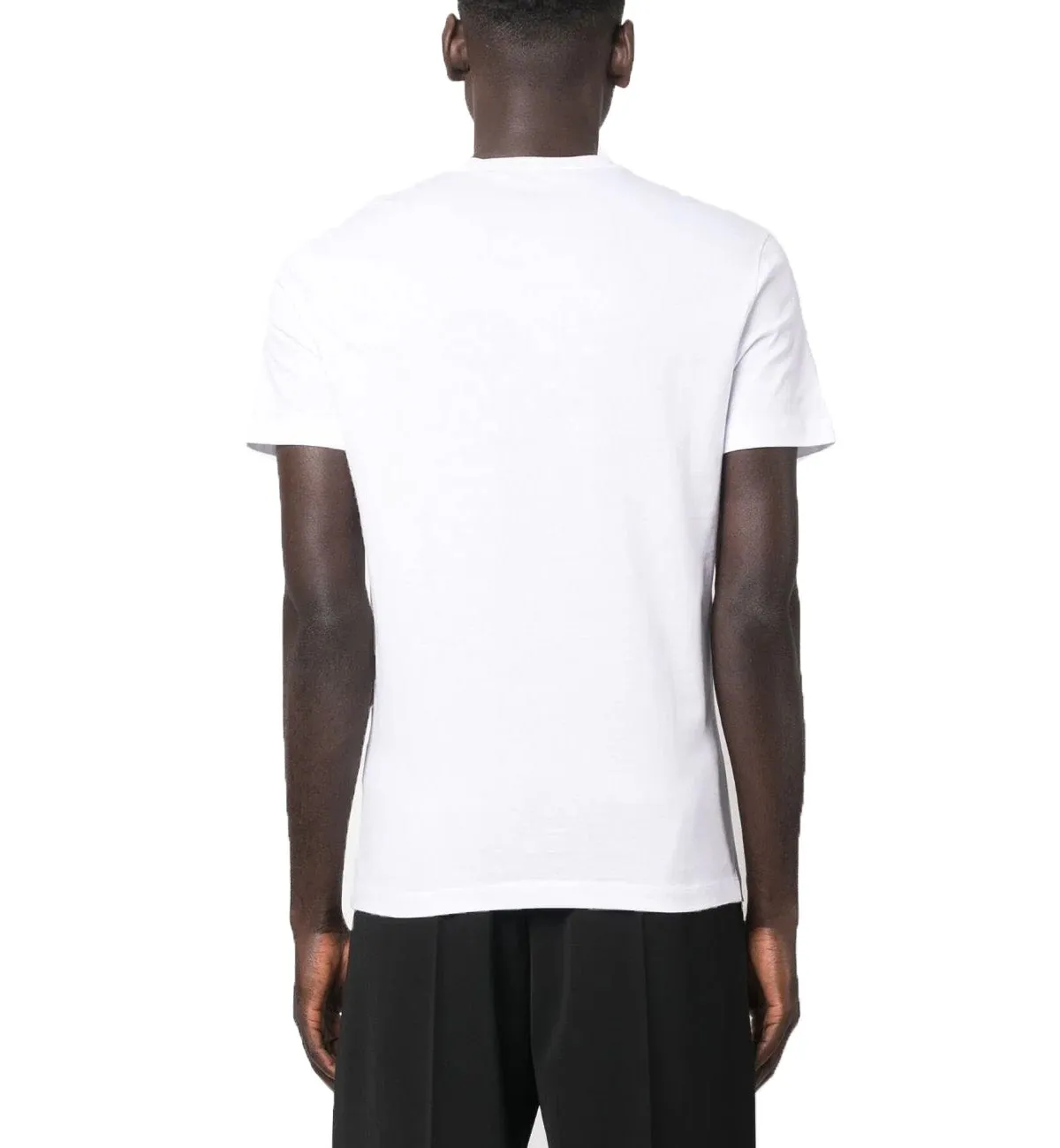 Versace Printed Medusa Head Logo Tee (White)