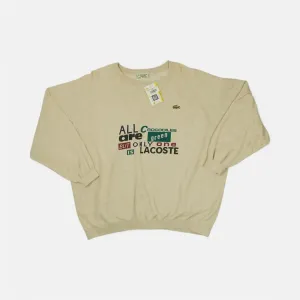 Vintage Lacoste Beige Sweater (XL)