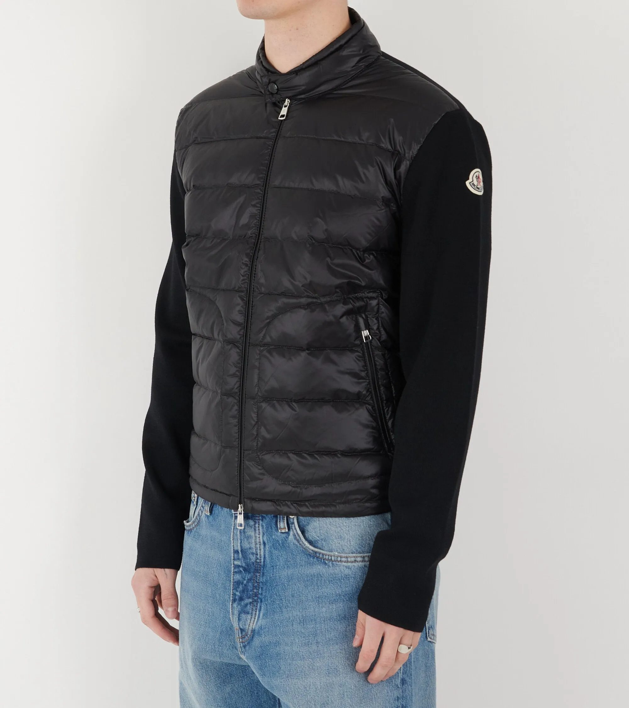 Virgin Wool Cardigan Tricot Black